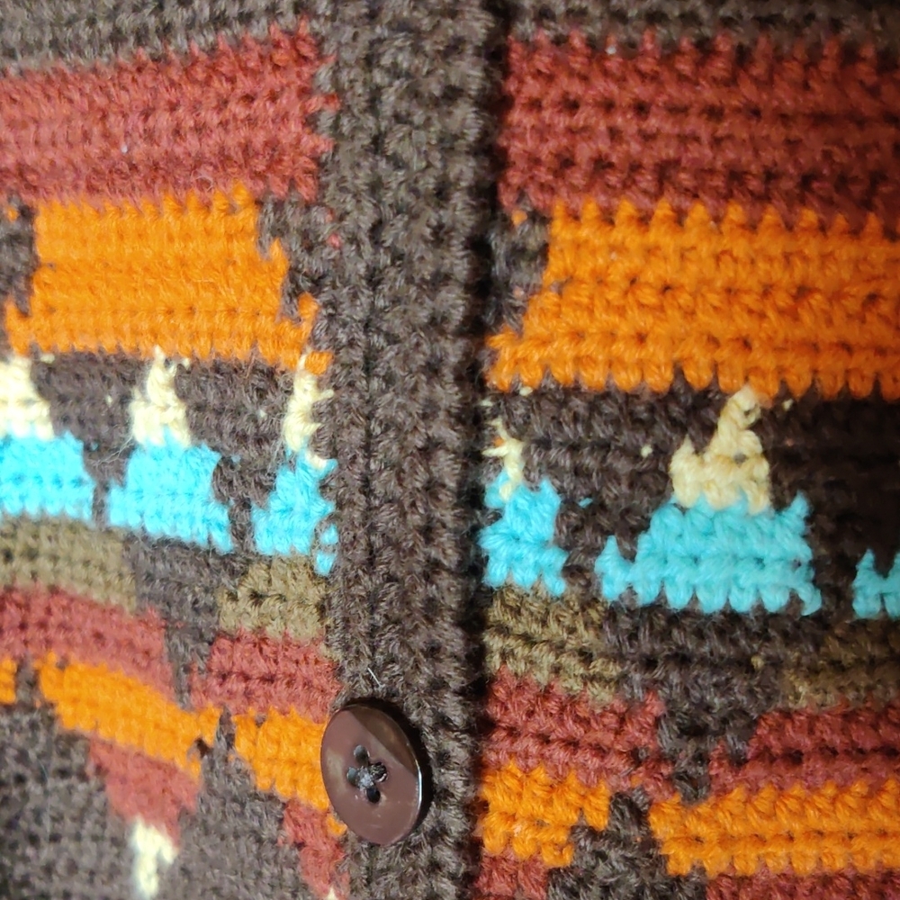 Pendleton Brown Knit Sweater Size Medium - image 8